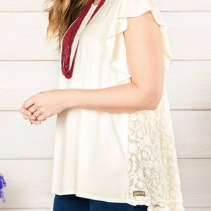 New Matilda Jane shirt- cream